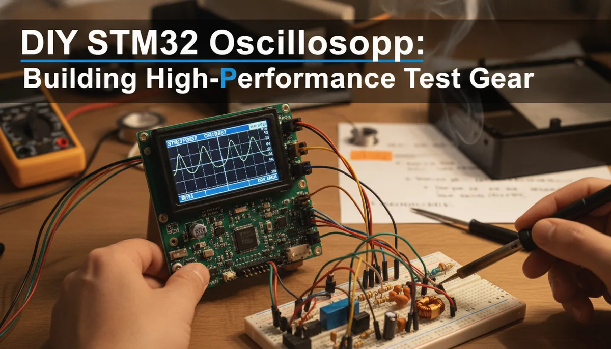 DIY STM32 Oscilloscope: Building High-Performance Test Gear with the STM32F207 visual summary