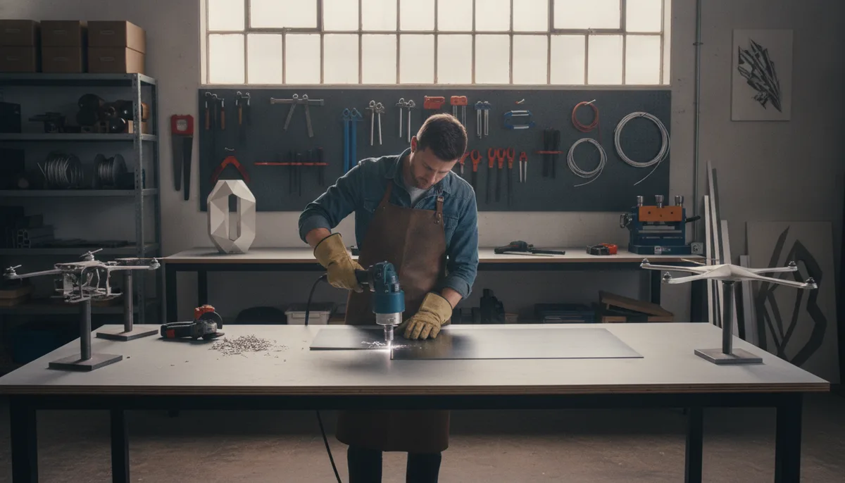 Metalworking for the Modern Maker: Mastering Aluminum Without a Welder visual summary