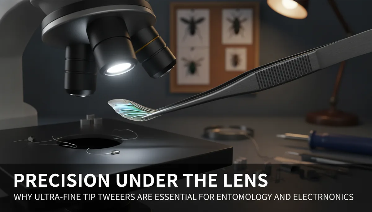 Precision Under the Lens: Why Ultra-Fine Tip Tweezers are Essential for Entomology and Electronics visual summary