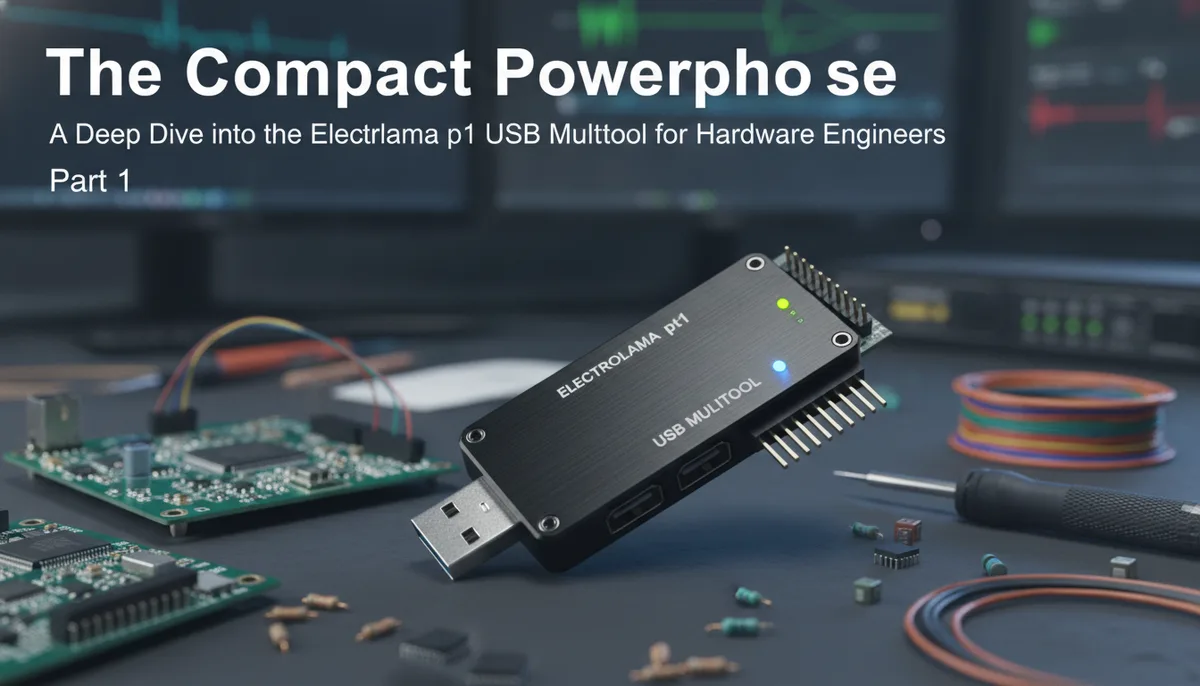 The Compact Powerhouse: A Deep Dive into the Electrolama pt1 USB Multitool for Hardware Engineers visual summary