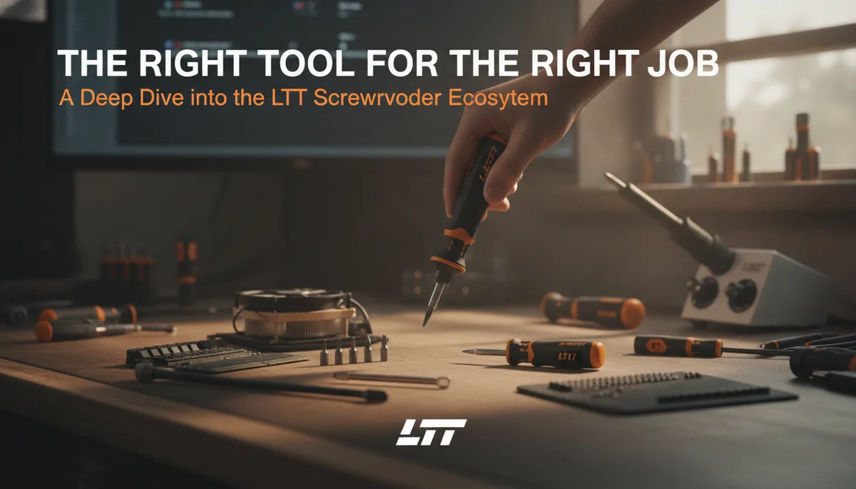 The Right Tool for the Right Job: A Deep Dive into the LTT Screwdriver Ecosystem visual summary