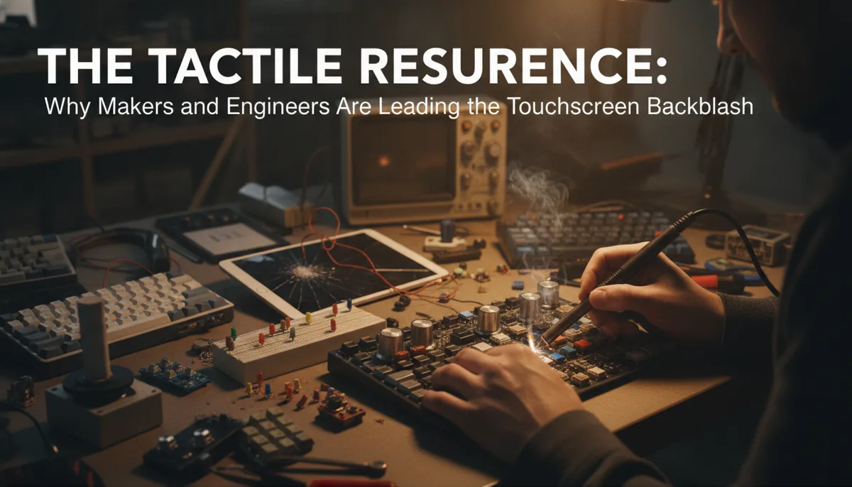 The Tactile Resurgence: Why Makers and Engineers are Leading the Touchscreen Backlash visual summary