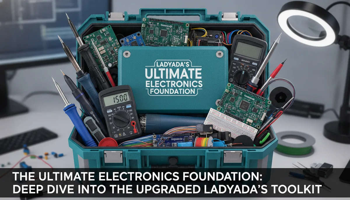 The Ultimate Electronics Foundation: Deep Dive into the Upgraded Ladyada’s Toolkit visual summary