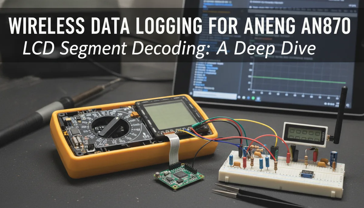 Wireless Data Logging for the ANENG AN870: A Deep Dive into LCD Segment Decoding visual summary